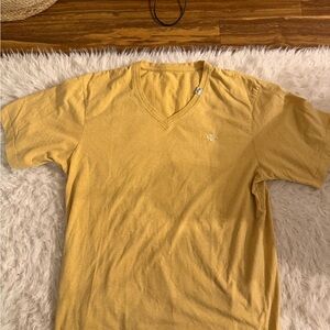 LRG Yellow V-Neck Short Sleeve Tee